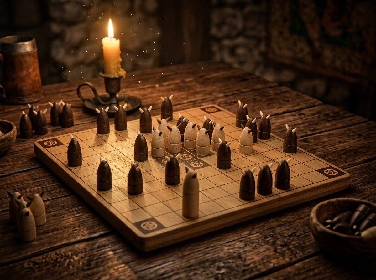 Wikinger-Schach – Wikinger-Spiel im Freien in Valhalla World