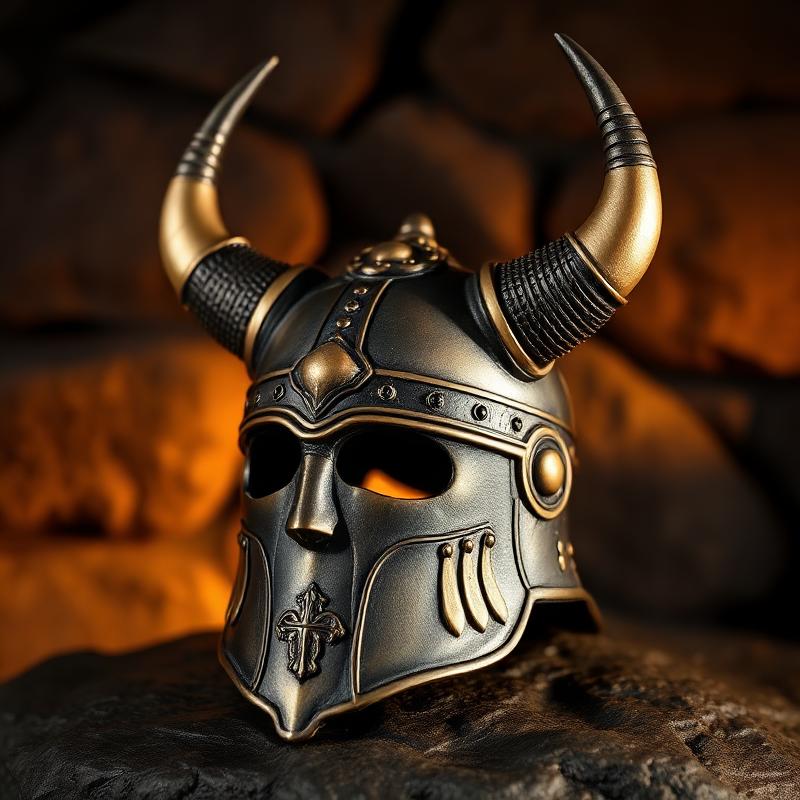 Viking-Helm mit Hörnern als Souvenir