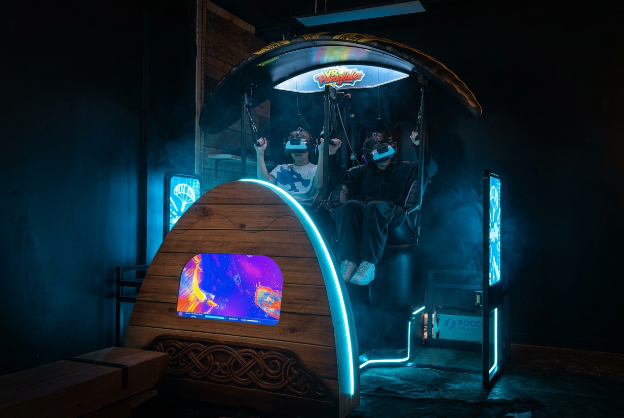 Gleitschirmfliegen in der virtuellen Realität